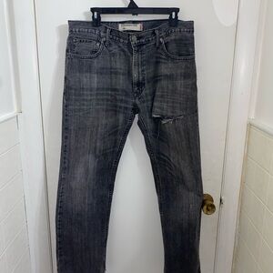 Levi's 505 Men's Jeans Charcoal Gray, Straight Leg, Regular Fit 33x30